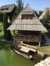 Russian church,etno village , river