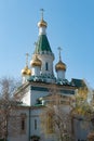 The Russian Church of St Nicholas the Miracle-Maker, Sofia, Bulgaria, Europe, Royalty Free Stock Photo