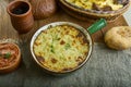 Russian classic Potatoes Romanoff