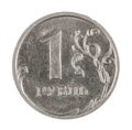 Russian coin one rouble