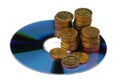 Russian coins and CD