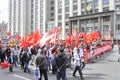 Russian Communist Workers` Party demonstration.