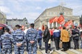 Russian Communist Workers` Party demonstration.