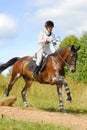 Russian Cross-Country,woman horseback