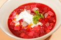 Russian cuisine. Borscht