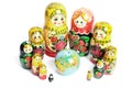 Russian doll around the world