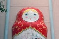 The Russian Doll on a wall in a Chinese city. Pic was taken in D