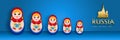 Russian doll web banner for special russia event