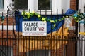 Anti war protest outside the Consular section of the Russian Embassy