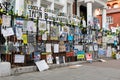 Anti war protest outside the Consular section of the Russian Embassy