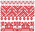 Russian embroidery old pattern