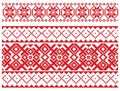 Russian embroidery pattern