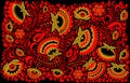 Russian ethnic hohloma style background