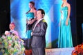 Russian famous singer Joseph Kobzon performs song