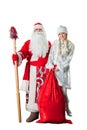 Russian father Frost and Snow Maiden