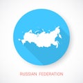 Russian Federation map icon