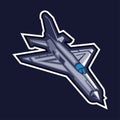Russian fighter jet icon
