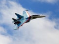 Russian fighter Royalty Free Stock Photo