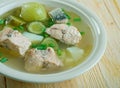 Russian fish solyanka soup Royalty Free Stock Photo