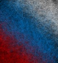 The Russian flag in the interweaving of threads. Royalty Free Stock Photo