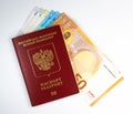 Russian foreign passport and 50 euros