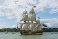 Russian frigate Shtandart sailing
