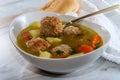 Russian Frikadeller Meatball Soup