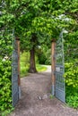 Russian garden in Castle Belvedere near Weimar Thuringia Germany