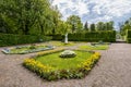 Russian garden in Castle Belvedere near Weimar Thuringia Germany