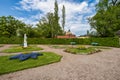 Russian garden in Castle Belvedere near Weimar Thuringia Germany