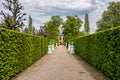 Russian garden in Castle Belvedere near Weimar Thuringia Germany