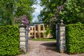 Russian garden in Castle Belvedere near Weimar Thuringia Germany