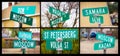 Russian German Heritage in Midwest America - Street Signs in Munjor, Kansas