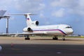 Russian government Tupolev Tu154 Royalty Free Stock Photo