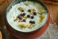 Russian Guriev porridge Royalty Free Stock Photo