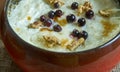 Russian Guriev porridge Royalty Free Stock Photo