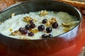 Russian Guriev porridge Royalty Free Stock Photo