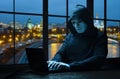 Russian hacker hacking the network