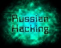 Russian Hacking Election Attack Alert 2d Illustration