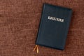 Russian Holy Bible on the table Royalty Free Stock Photo