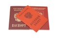 Russian identification papers Royalty Free Stock Photo