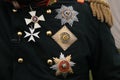 Russian imperial military decorations Royalty Free Stock Photo