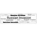 Russian Invasion Header Background Illustration