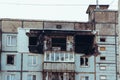 2022 Russian invasion of Ukraine bombed building destroyed Ukraine Russian aggression.