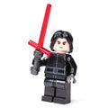 RUSSIAN, JANUARY 15, 2019. LEGO STAR WARS Kylo Ren mini-figures of Lego Star Wars saga Royalty Free Stock Photo