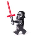 RUSSIAN, JANUARY 15, 2019. LEGO STAR WARS. Kylo Ren mini-figures of Lego Star Wars saga Royalty Free Stock Photo