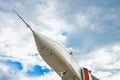 Russian jet combat aircraft Royalty Free Stock Photo