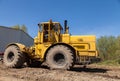 Russian Kirowez K 700 tractor on a track