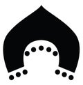 Russian kokoshnik, icon