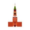 Russian Kremlin. Traditional architecture. Russian culture, landmarks and symbols.